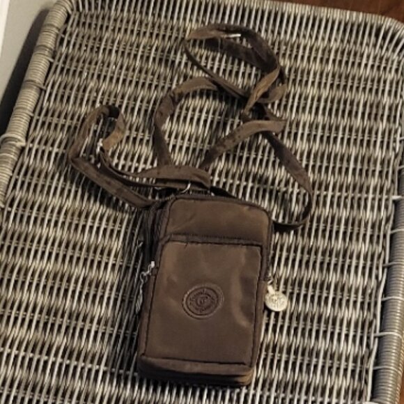 Pretty Lina Mini Crossbody Wallet Phone Bag Pouch Fits Large Phones Brown - Picture 3 of 12